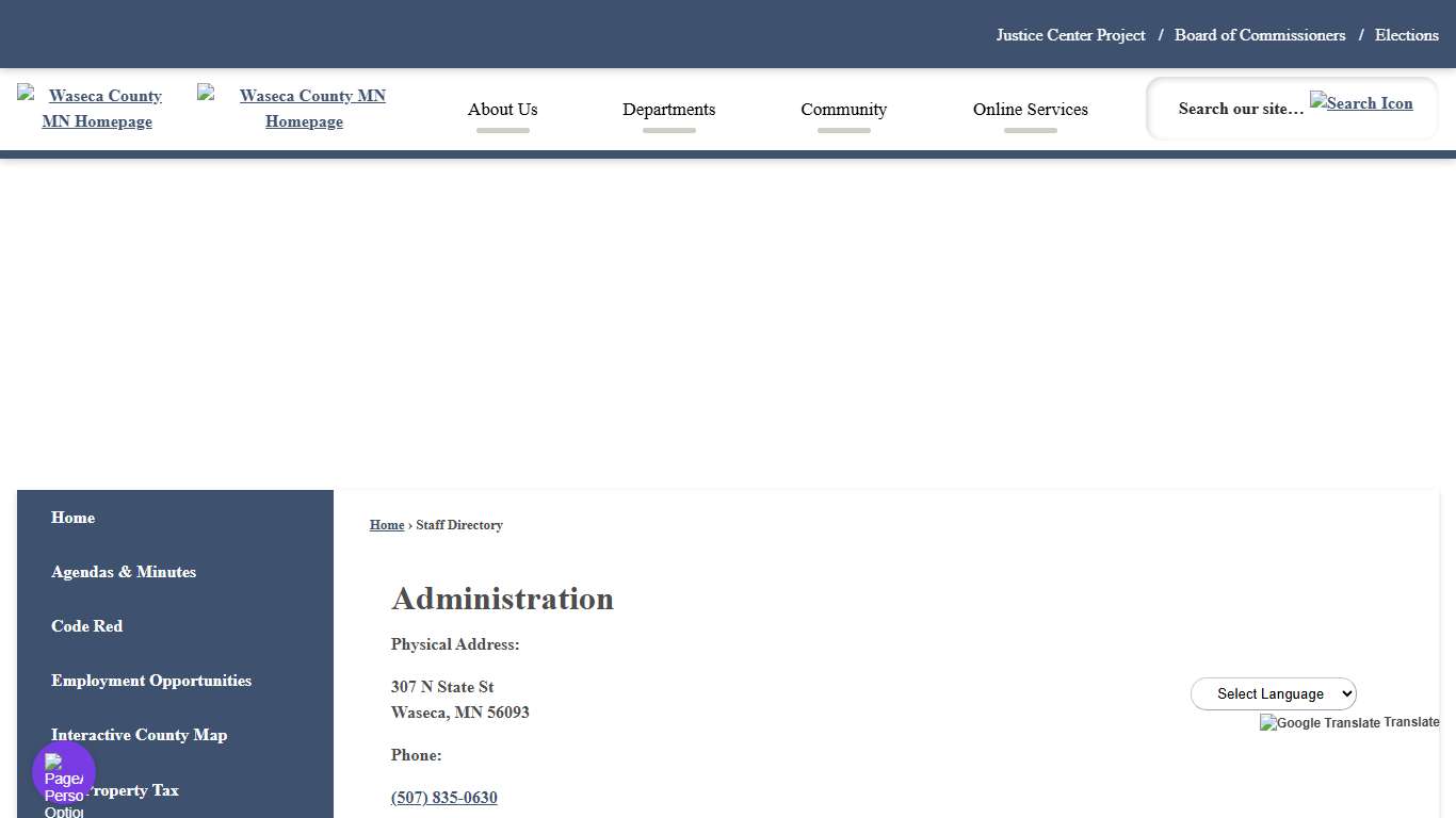 Staff Directory • Administration