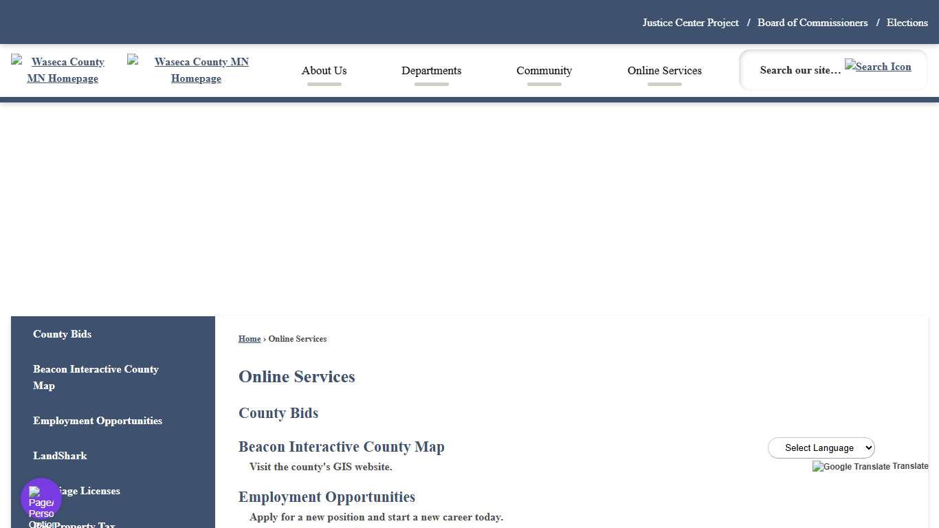 Online Services | Waseca County, MN - Official Website