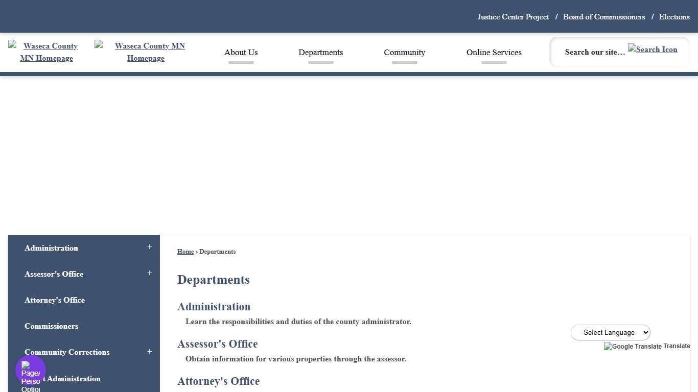 Departments | Waseca County, MN - Official Website